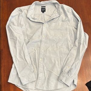 GAP Men's Light Blue Shirt